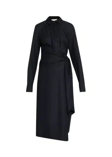 Lafayette 148 New York Wool Wrap Midi Shirtdress | Thumbnail 1 Lafayette 148 New York Wool Wrap Midi Shirtdress | Thumbnail 1