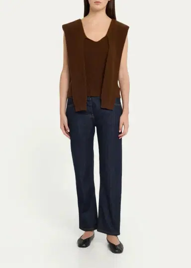 Cara Cara Ember Fitted V-Neck Combo Top | Thumbnail 2 Cara Cara Ember Fitted V-Neck Combo Top | Thumbnail 2