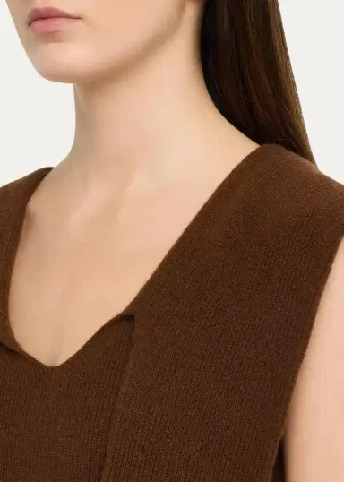 Cara Cara Ember Fitted V-Neck Combo Top | Thumbnail 5 Cara Cara Ember Fitted V-Neck Combo Top | Thumbnail 5