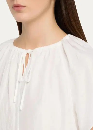 Theory Draped Front-Tie Blouse | Thumbnail 5 Theory Draped Front-Tie Blouse | Thumbnail 5