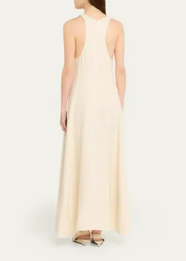 Toteme Scoop-Neck Sable Maxi Dress | Thumbnail 3 Toteme Scoop-Neck Sable Maxi Dress | Thumbnail 3