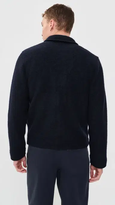 UNIVERSAL WORKS Wool Fleece Uniform Jacket Navy | Thumbnail 3 UNIVERSAL WORKS Wool Fleece Uniform Jacket Navy | Thumbnail 3