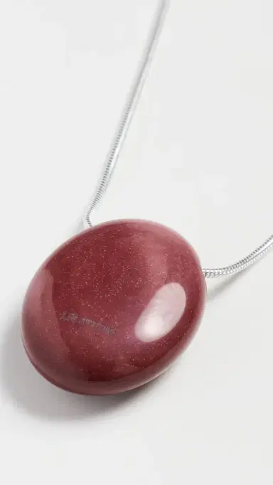 LIÉ STUDIO The Julia Necklace Silver Red Mookiate One Size | Thumbnail 5 LIÉ STUDIO The Julia Necklace Silver Red Mookiate One Size | Thumbnail 5