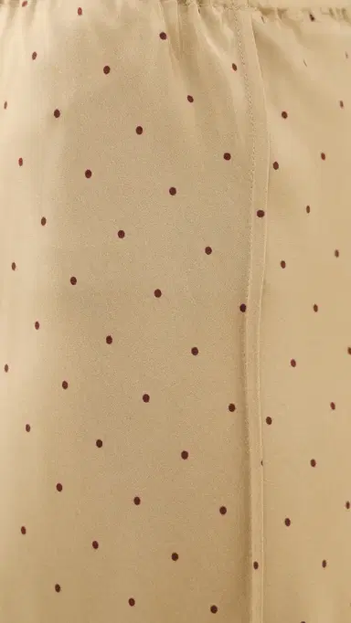 Vince Grid Dot Pull On lip Skirt Oak Buff/Black Rose | Thumbnail 6 Vince Grid Dot Pull On lip Skirt Oak Buff/Black Rose | Thumbnail 6