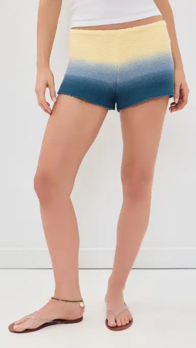 Solid & Striped The Cleo Shorts DANIH BUTTER / DEEP CANAL | Thumbnail 2 Solid & Striped The Cleo Shorts DANIH BUTTER / DEEP CANAL | Thumbnail 2