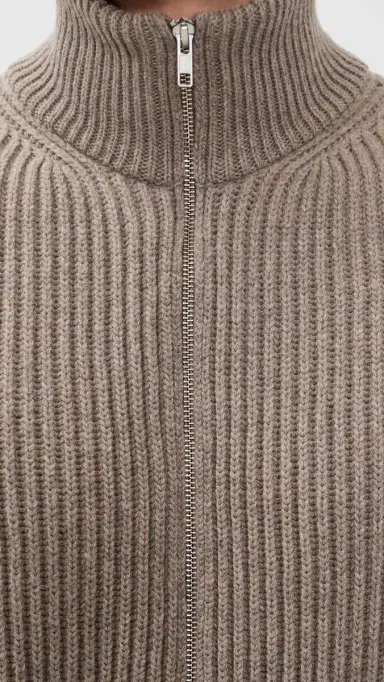 MM6 MAISON MARGIELA Full Zip Sweater | Thumbnail 6 MM6 MAISON MARGIELA Full Zip Sweater | Thumbnail 6
