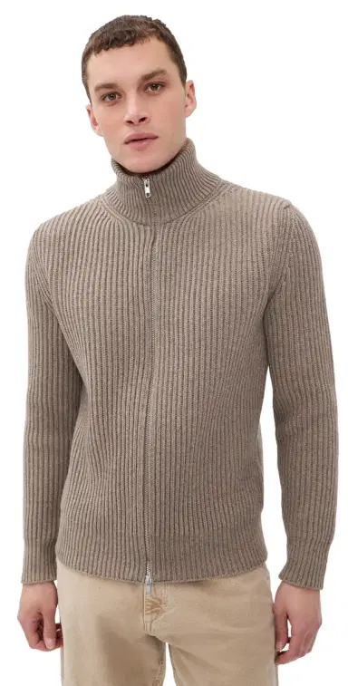 MM6 MAISON MARGIELA Full Zip Sweater | Thumbnail 1 MM6 MAISON MARGIELA Full Zip Sweater | Thumbnail 1