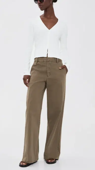 Good American Low Slung Baggy Trousers Tea Bark | Thumbnail 5 Good American Low Slung Baggy Trousers Tea Bark | Thumbnail 5