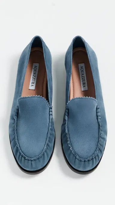 Aquazzura College Mocassins Cashmere Blue | Thumbnail 5 Aquazzura College Mocassins Cashmere Blue | Thumbnail 5