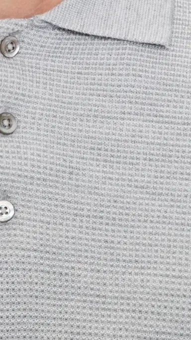 RLX Ralph Lauren Merino Coolmax triped Polo Sweater Grey Combo | Thumbnail 6 RLX Ralph Lauren Merino Coolmax triped Polo Sweater Grey Combo | Thumbnail 6