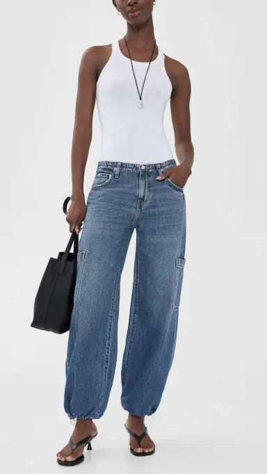 DAZE Mirage Mid Rise Cargo Jeans | Thumbnail 2 DAZE Mirage Mid Rise Cargo Jeans | Thumbnail 2