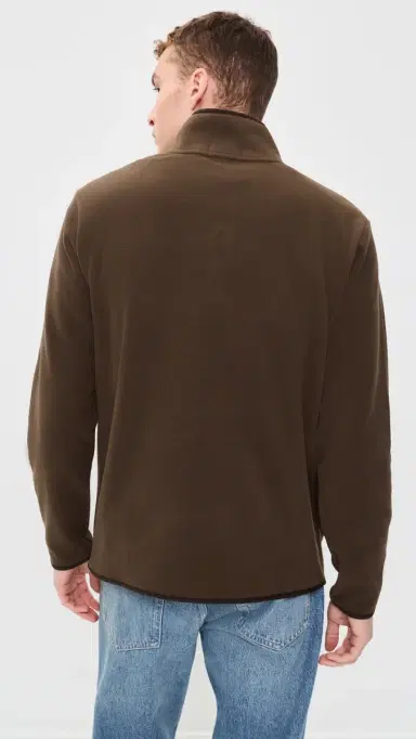 Polo Ralph Lauren itchfield Bear Snap Mockneck Pullover uggage Brown/Hrtg Br | Thumbnail 3 Polo Ralph Lauren itchfield Bear Snap Mockneck Pullover uggage Brown/Hrtg Br | Thumbnail 3