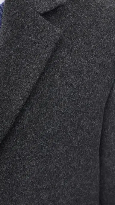 Vince Classic Coat H Charcoal | Thumbnail 6 Vince Classic Coat H Charcoal | Thumbnail 6