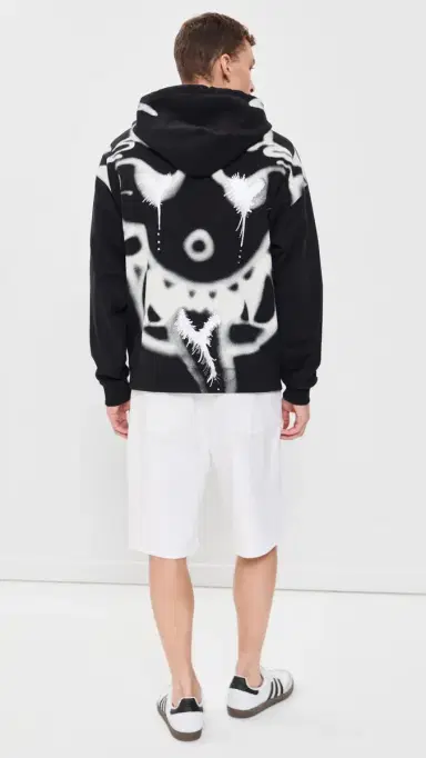 Y-3 Graphic Hoodie Black | Thumbnail 3 Y-3 Graphic Hoodie Black | Thumbnail 3