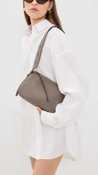 Tory Burch Romy Small Shoulder Bag Wild Mushroom One Size | Thumbnail 3 Tory Burch Romy Small Shoulder Bag Wild Mushroom One Size | Thumbnail 3