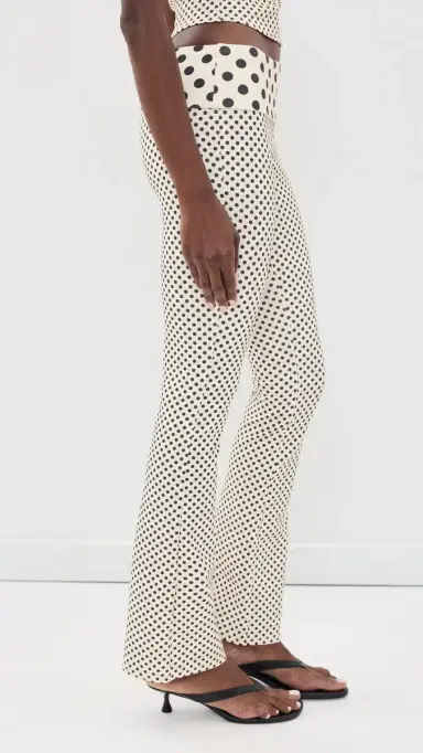 Miaou Alba Pants Black/Nude Polka Dot | Thumbnail 4 Miaou Alba Pants Black/Nude Polka Dot | Thumbnail 4
