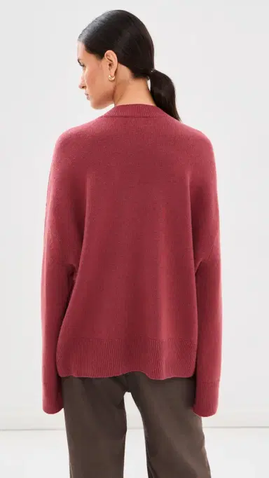 Le Kasha Norway Cashmere Sweater Framboise One Size | Thumbnail 3 Le Kasha Norway Cashmere Sweater Framboise One Size | Thumbnail 3