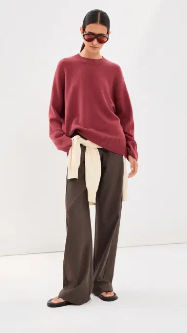 Le Kasha Norway Cashmere Sweater Framboise One Size | Thumbnail 5 Le Kasha Norway Cashmere Sweater Framboise One Size | Thumbnail 5