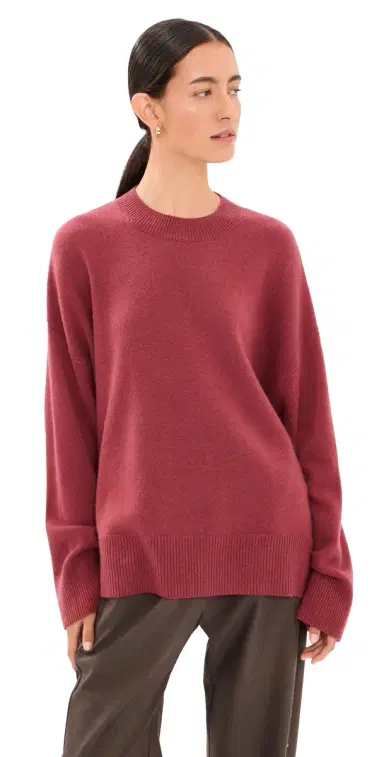 Le Kasha Norway Cashmere Sweater Framboise One Size | Thumbnail 1 Le Kasha Norway Cashmere Sweater Framboise One Size | Thumbnail 1