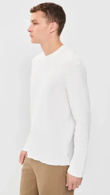 Rhythm Classic Waffle Knit White | Thumbnail 4 Rhythm Classic Waffle Knit White | Thumbnail 4