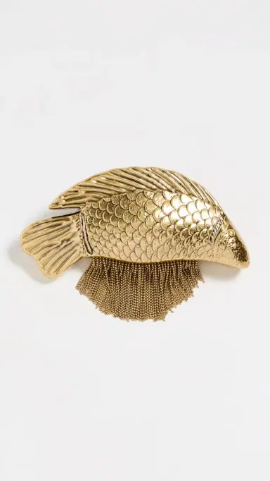 Cult Gaia Neemo Clutch Antique Brass One Size | Thumbnail 2 Cult Gaia Neemo Clutch Antique Brass One Size | Thumbnail 2