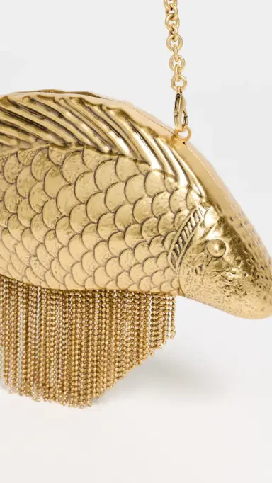 Cult Gaia Neemo Clutch Antique Brass One Size | Thumbnail 6 Cult Gaia Neemo Clutch Antique Brass One Size | Thumbnail 6