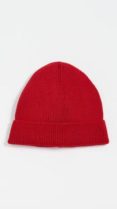 UNIVERSAL WORKS Merino Beanie Red One Size | Thumbnail 2 UNIVERSAL WORKS Merino Beanie Red One Size | Thumbnail 2