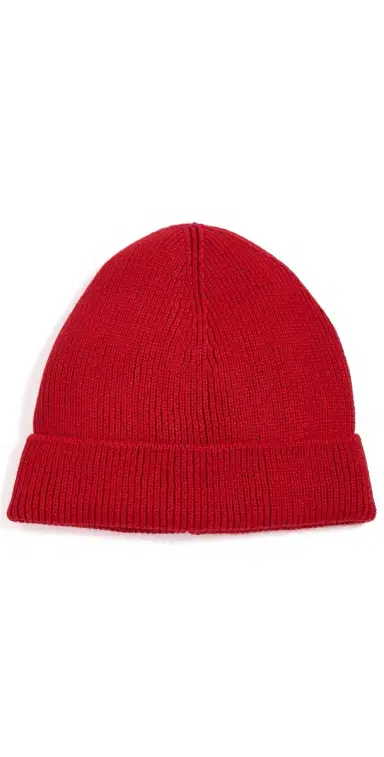 UNIVERSAL WORKS Merino Beanie Red One Size | Thumbnail 1 UNIVERSAL WORKS Merino Beanie Red One Size | Thumbnail 1