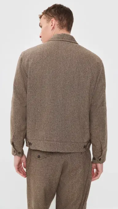 UNIVERSAL WORKS Herringbone Jacket Brown | Thumbnail 3 UNIVERSAL WORKS Herringbone Jacket Brown | Thumbnail 3