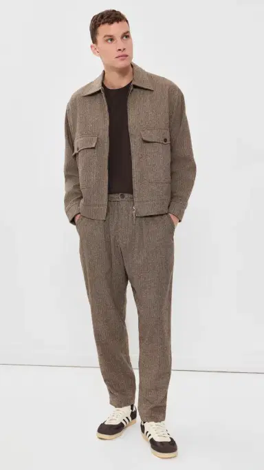 UNIVERSAL WORKS Herringbone Jacket Brown | Thumbnail 5 UNIVERSAL WORKS Herringbone Jacket Brown | Thumbnail 5