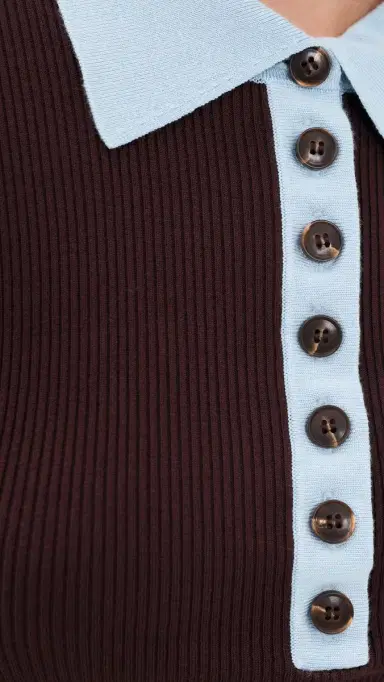 Joe's Jeans The Riley Polo Sweater Espresso | Thumbnail 6 Joe's Jeans The Riley Polo Sweater Espresso | Thumbnail 6