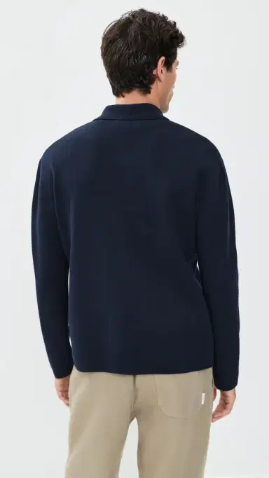 Closed Polo Cardigan Dark Night | Thumbnail 3 Closed Polo Cardigan Dark Night | Thumbnail 3