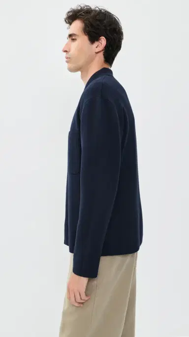 Closed Polo Cardigan Dark Night | Thumbnail 4 Closed Polo Cardigan Dark Night | Thumbnail 4