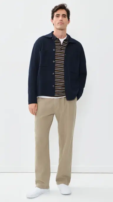 Closed Polo Cardigan Dark Night | Thumbnail 5 Closed Polo Cardigan Dark Night | Thumbnail 5