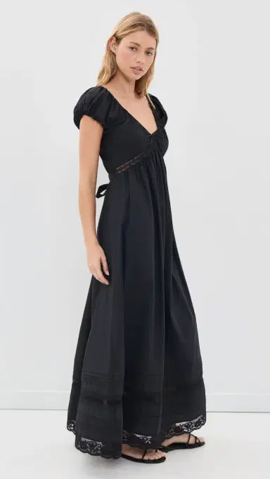 Faithfull Elodia Maxi Dress ia Lace Black | Thumbnail 4 Faithfull Elodia Maxi Dress ia Lace Black | Thumbnail 4