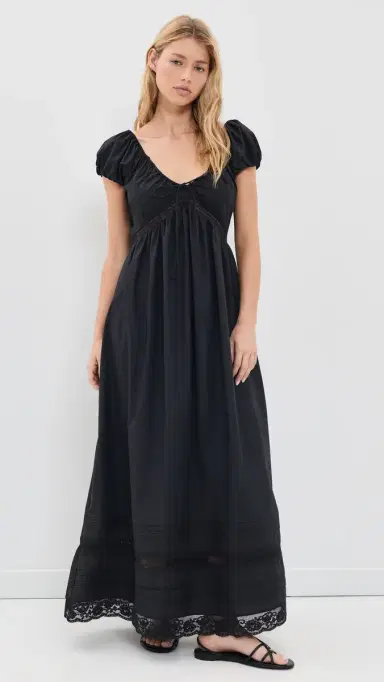 Faithfull Elodia Maxi Dress ia Lace Black | Thumbnail 5 Faithfull Elodia Maxi Dress ia Lace Black | Thumbnail 5
