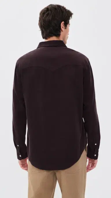 Isabel Marant Vasco Button Down Shirt Coffee M | Thumbnail 3 Isabel Marant Vasco Button Down Shirt Coffee M | Thumbnail 3