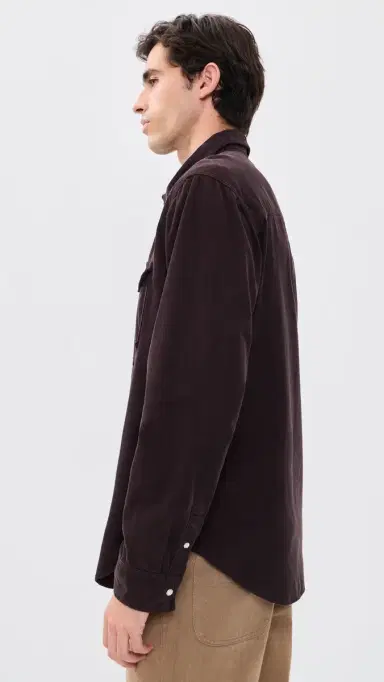Isabel Marant Vasco Button Down Shirt Coffee M | Thumbnail 4 Isabel Marant Vasco Button Down Shirt Coffee M | Thumbnail 4