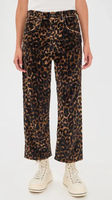 R13 X Boyfriend Jeans Brown Leopard | Thumbnail 3 R13 X Boyfriend Jeans Brown Leopard | Thumbnail 3