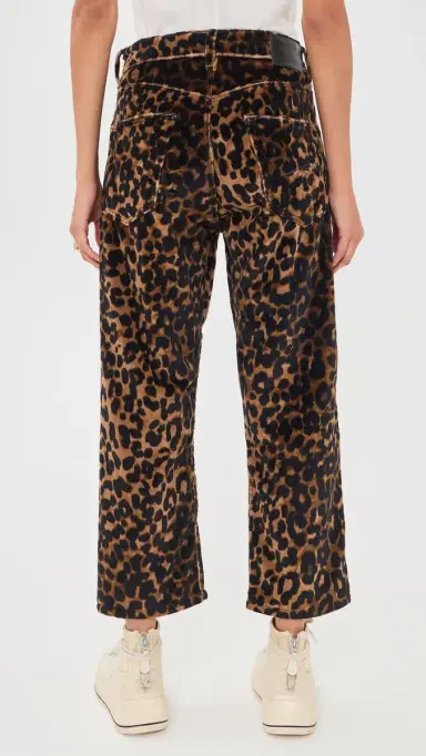 R13 X Boyfriend Jeans Brown Leopard | Thumbnail 4 R13 X Boyfriend Jeans Brown Leopard | Thumbnail 4