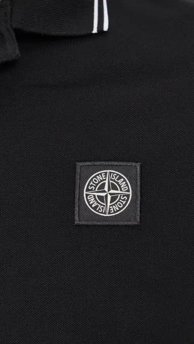 Stone Island Long Sleeve Polo Black | Thumbnail 6 Stone Island Long Sleeve Polo Black | Thumbnail 6