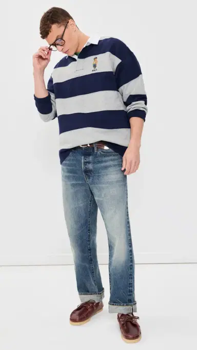 Polo Ralph Lauren Litchfield Bear Striped Rugby Shirt | Thumbnail 5 Polo Ralph Lauren Litchfield Bear Striped Rugby Shirt | Thumbnail 5