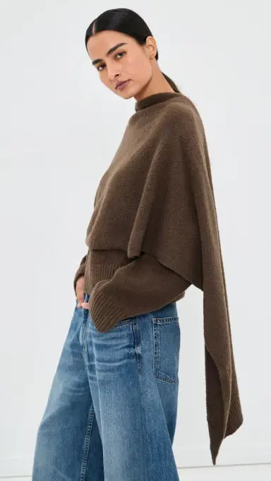 Altuzarra Palmer Sweater Cocoa | Thumbnail 4 Altuzarra Palmer Sweater Cocoa | Thumbnail 4