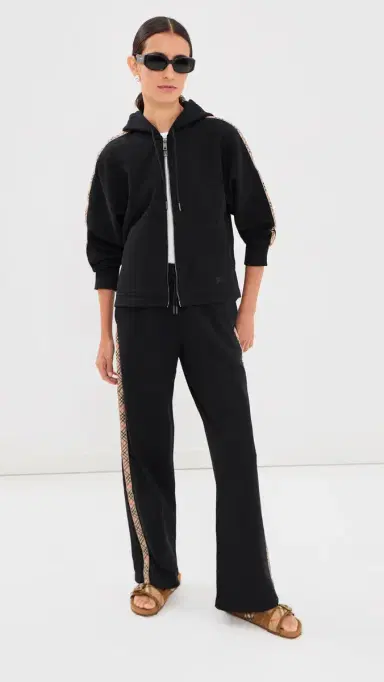 Burberry Harper Zip Up Jacket Black | Thumbnail 5 Burberry Harper Zip Up Jacket Black | Thumbnail 5