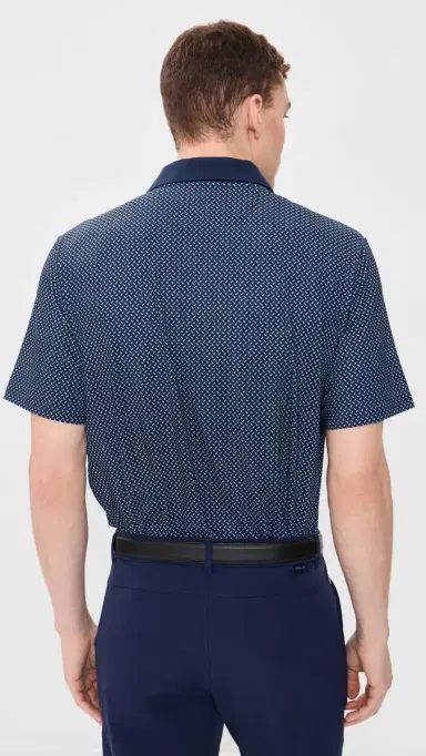 RLX Ralph Lauren Teed Up Printed Jersey Polo Refined Navy Teed Up | Thumbnail 3 RLX Ralph Lauren Teed Up Printed Jersey Polo Refined Navy Teed Up | Thumbnail 3