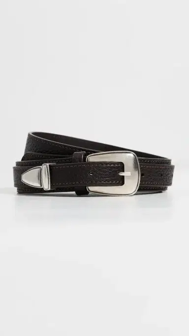 Lemaire Minimal Western Leather Belt Dark Brown | Thumbnail 2 Lemaire Minimal Western Leather Belt Dark Brown | Thumbnail 2