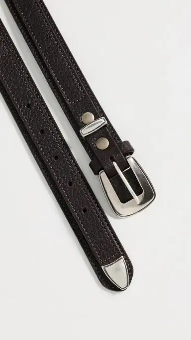 Lemaire Minimal Western Leather Belt Dark Brown | Thumbnail 4 Lemaire Minimal Western Leather Belt Dark Brown | Thumbnail 4
