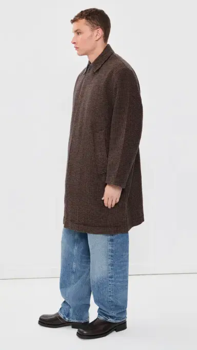 UNIVERSAL WORKS tan Coat Navy/Brown | Thumbnail 4 UNIVERSAL WORKS tan Coat Navy/Brown | Thumbnail 4