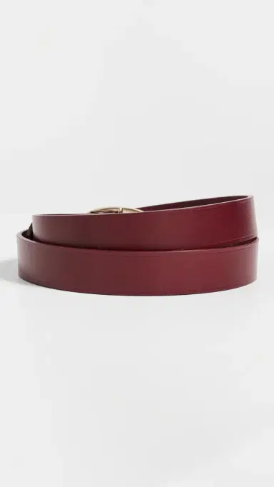 TWP Narrow Leather Belt Burgundy | Thumbnail 4 TWP Narrow Leather Belt Burgundy | Thumbnail 4