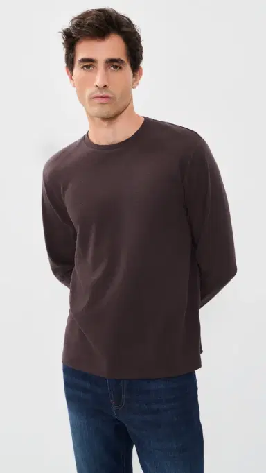 Frame Duo Fold Tee Deep Brown | Thumbnail 2 Frame Duo Fold Tee Deep Brown | Thumbnail 2